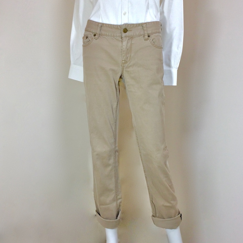 J.Crew Garment Dyed Straight-Leg Stretch Jean